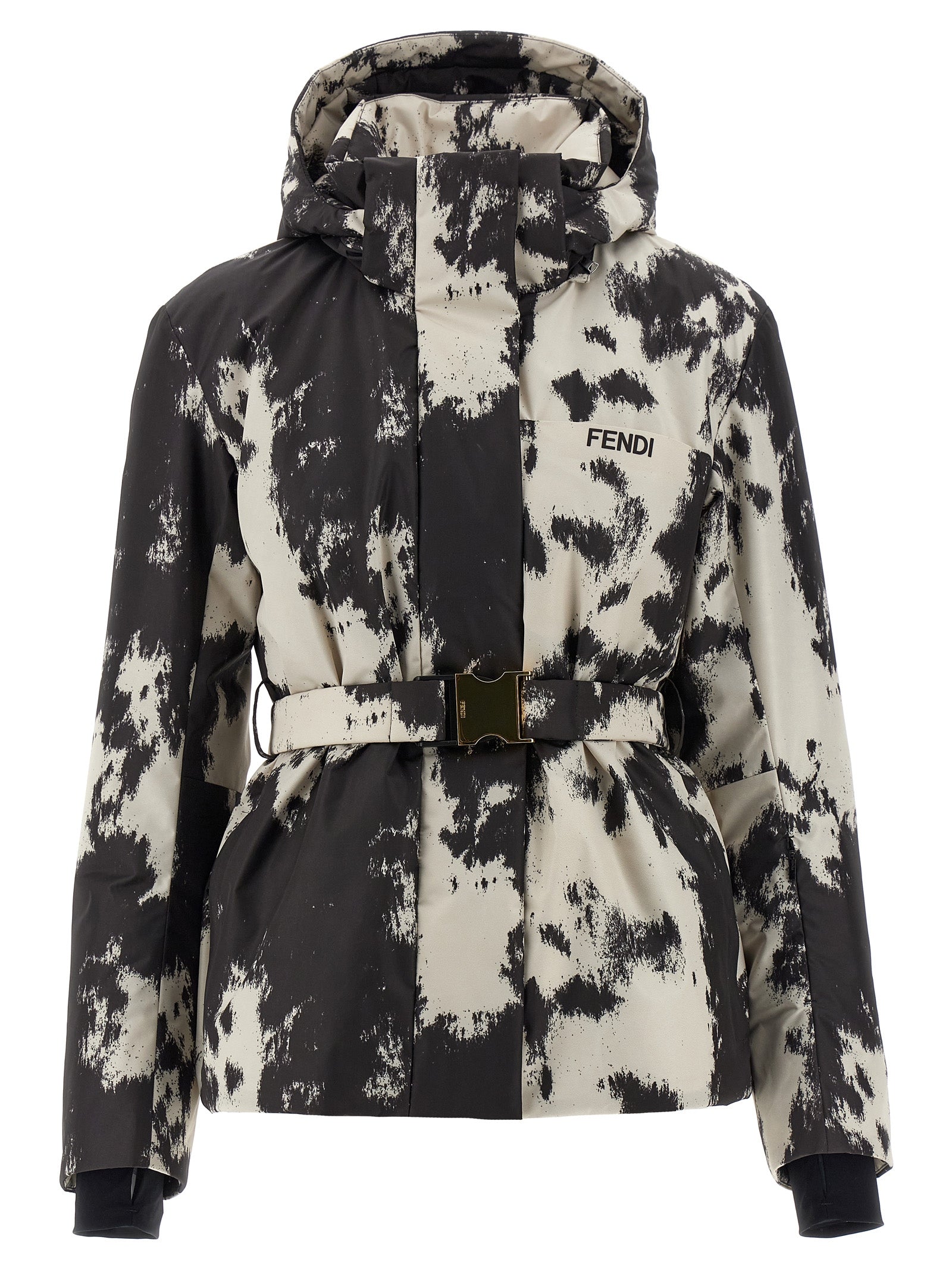 Frosted Fauna ski jacket Multicolor Polyester Down Jacket, Parka, Casual