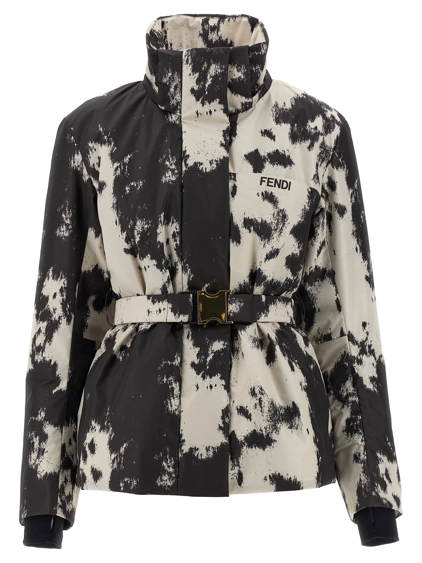 Frosted Fauna ski jacket Multicolor Polyester Down Jacket, Parka, Casual