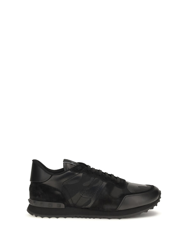 Valentino Garavani Upper: 50% polyester sneaker in black