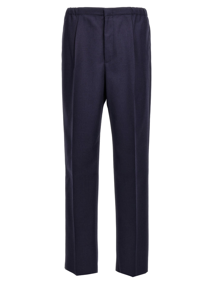 Wool trousers Blue Virgin Pant