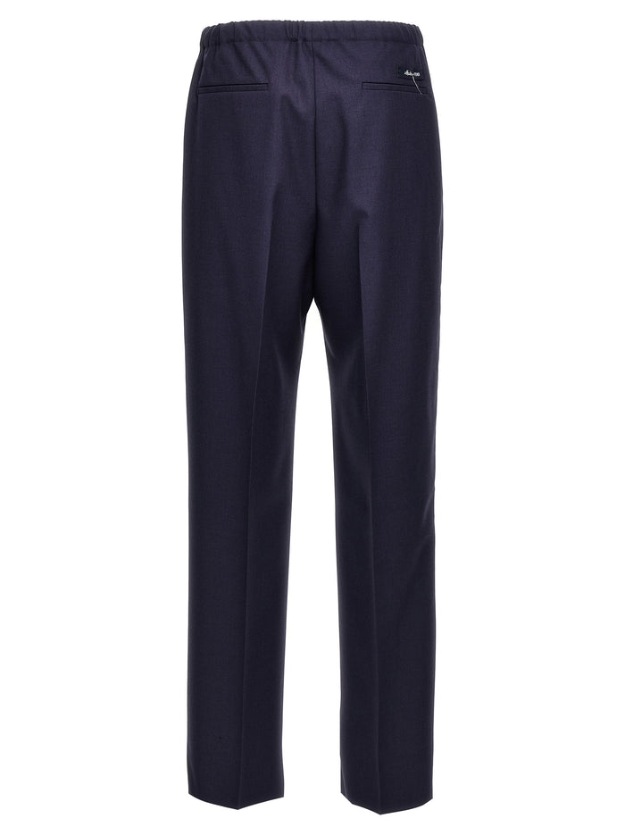 Wool trousers Blue Virgin Pant