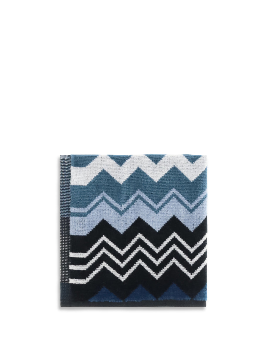 Giacomo Towel Set Blue Cotton Extras