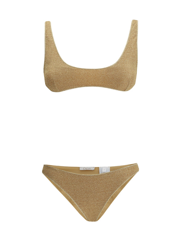 OséRee 64% polyamide bikini in gold