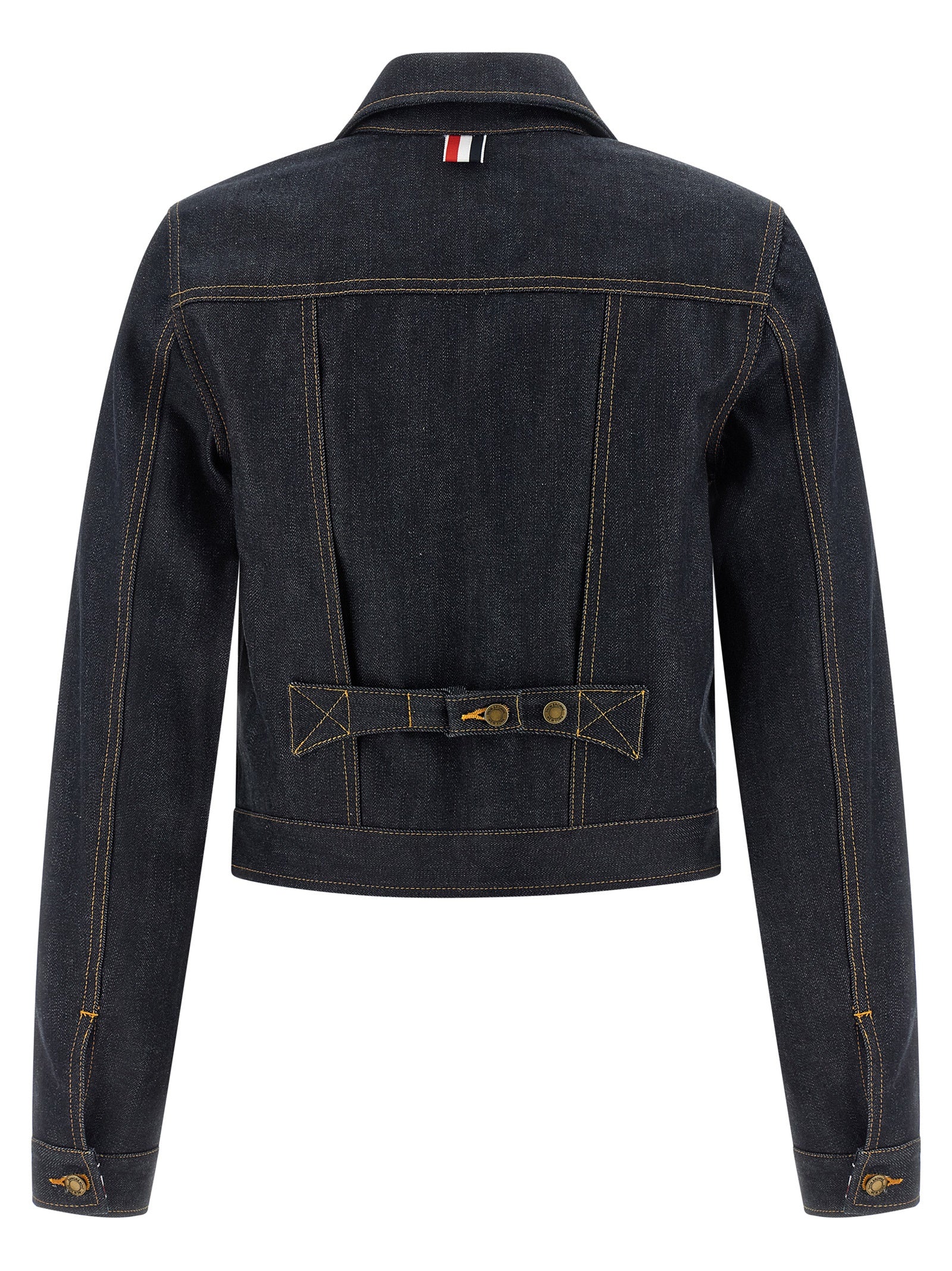 Japanese Selvedge denim jacket Blue Cotton Down Jacket, Parka, Casual