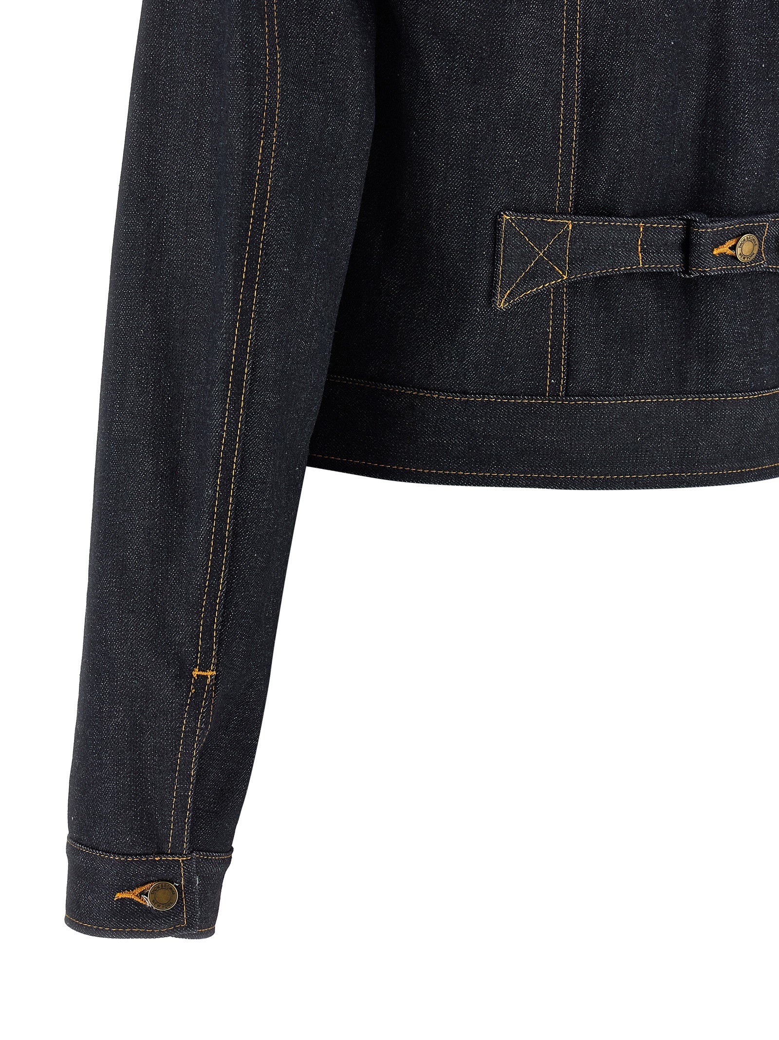 Japanese Selvedge denim jacket Blue Cotton Down Jacket, Parka, Casual