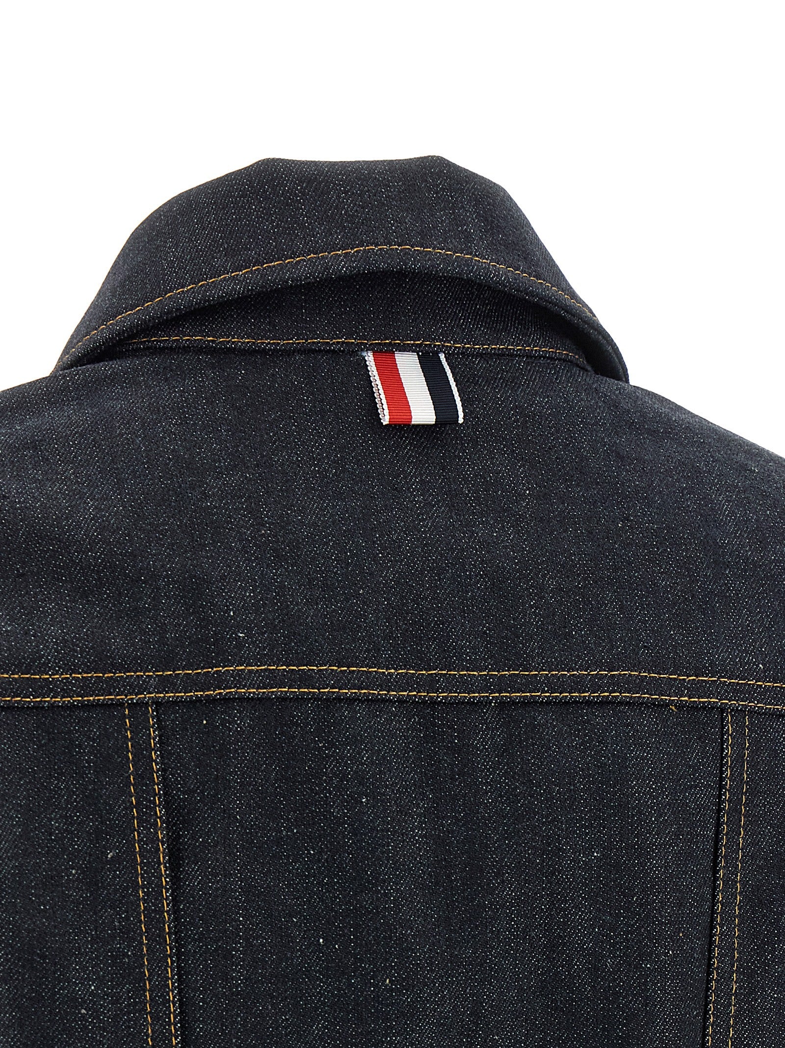 Japanese Selvedge denim jacket Blue Cotton Down Jacket, Parka, Casual