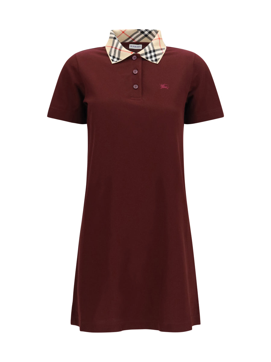 Burberry 100% Cotton dress in red