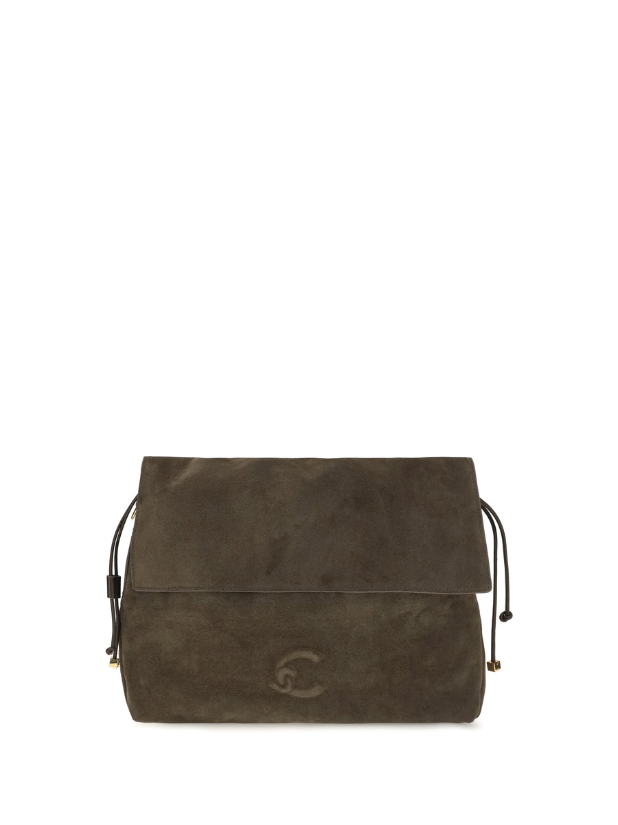 Coccinelle 100% CALF LEATHER BOS TAURUS shoulder bag in brown