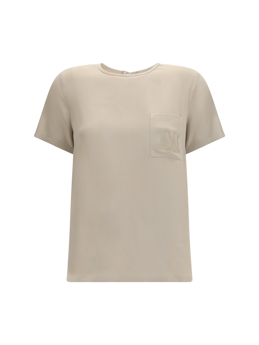 Pagano Silk T-Shirt Roccia
