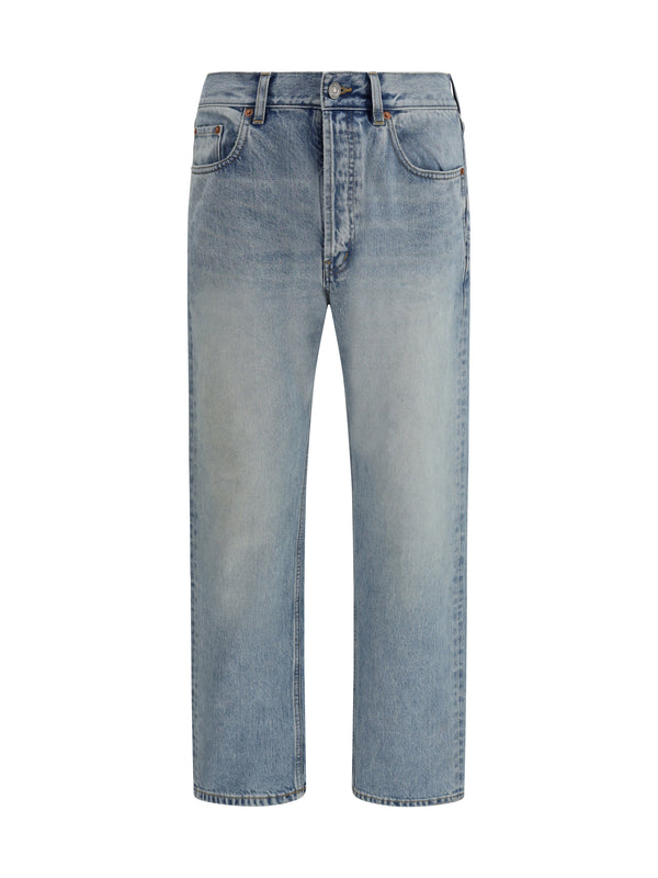 Saint Laurent 100% Cotton jeans in blue
