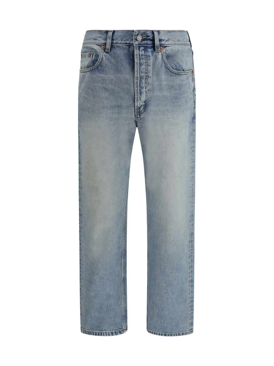 Saint Laurent 100% Cotton jeans in blue