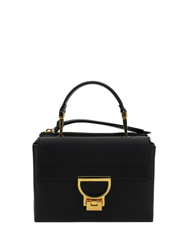 Coccinelle 100% calf leather (Bos Taurus) top handle bag in black