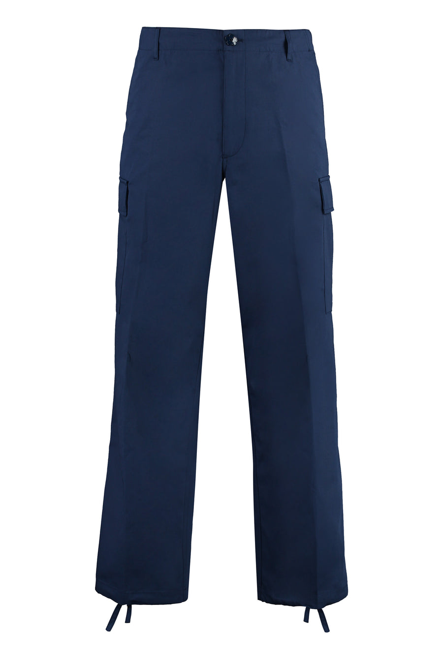 Cotton Cargo Trousers Blue
