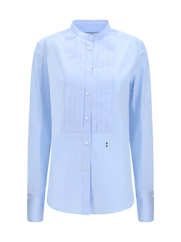 Cotton Poplin Shirt Celeste