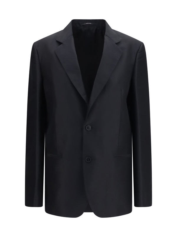 Gucci 100% Silk blazer in black