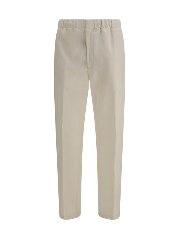 Lardini 100% Cotton trousers in beige