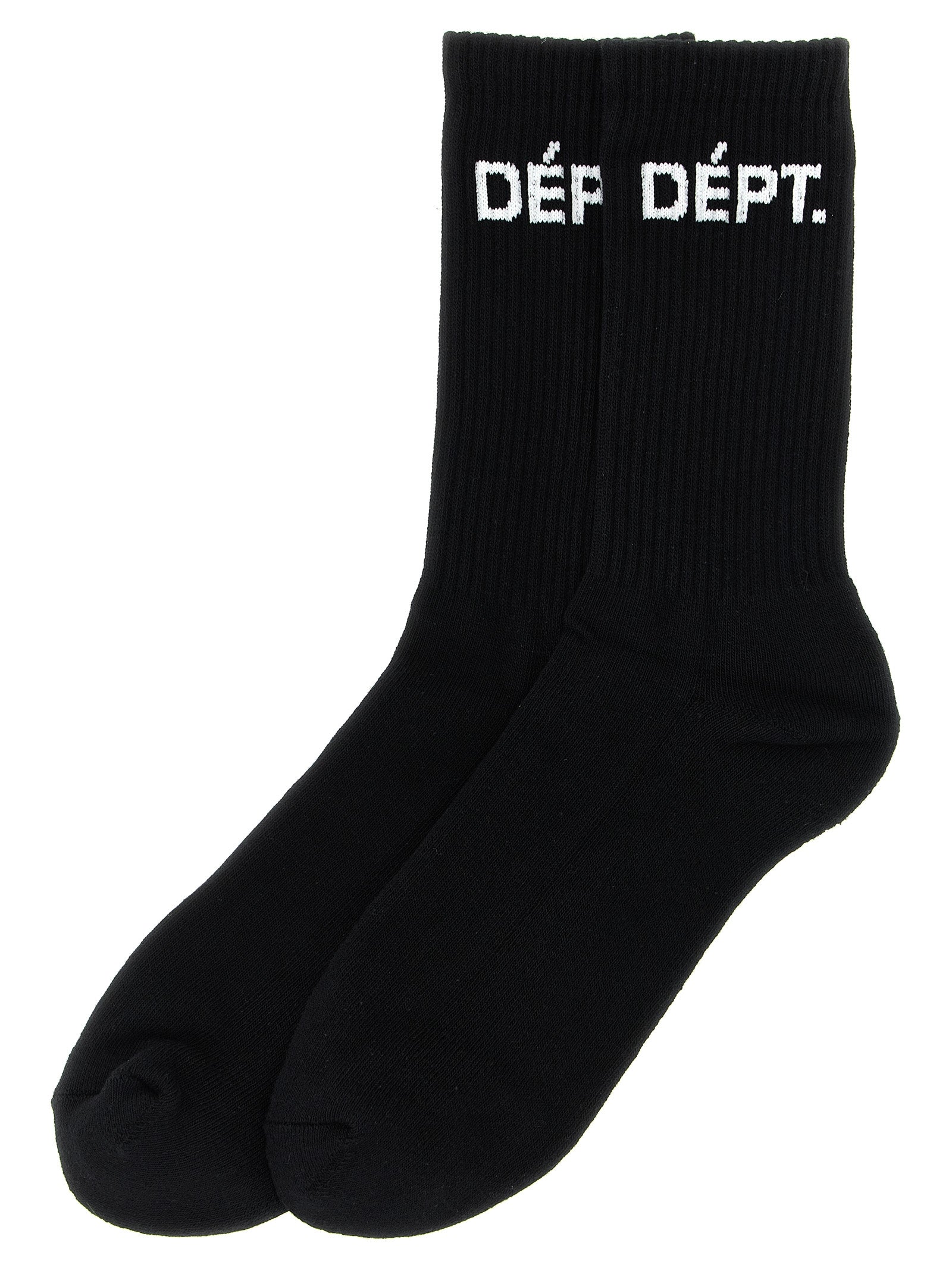 Clean Socks White/black Cotton Polyester Elastane
