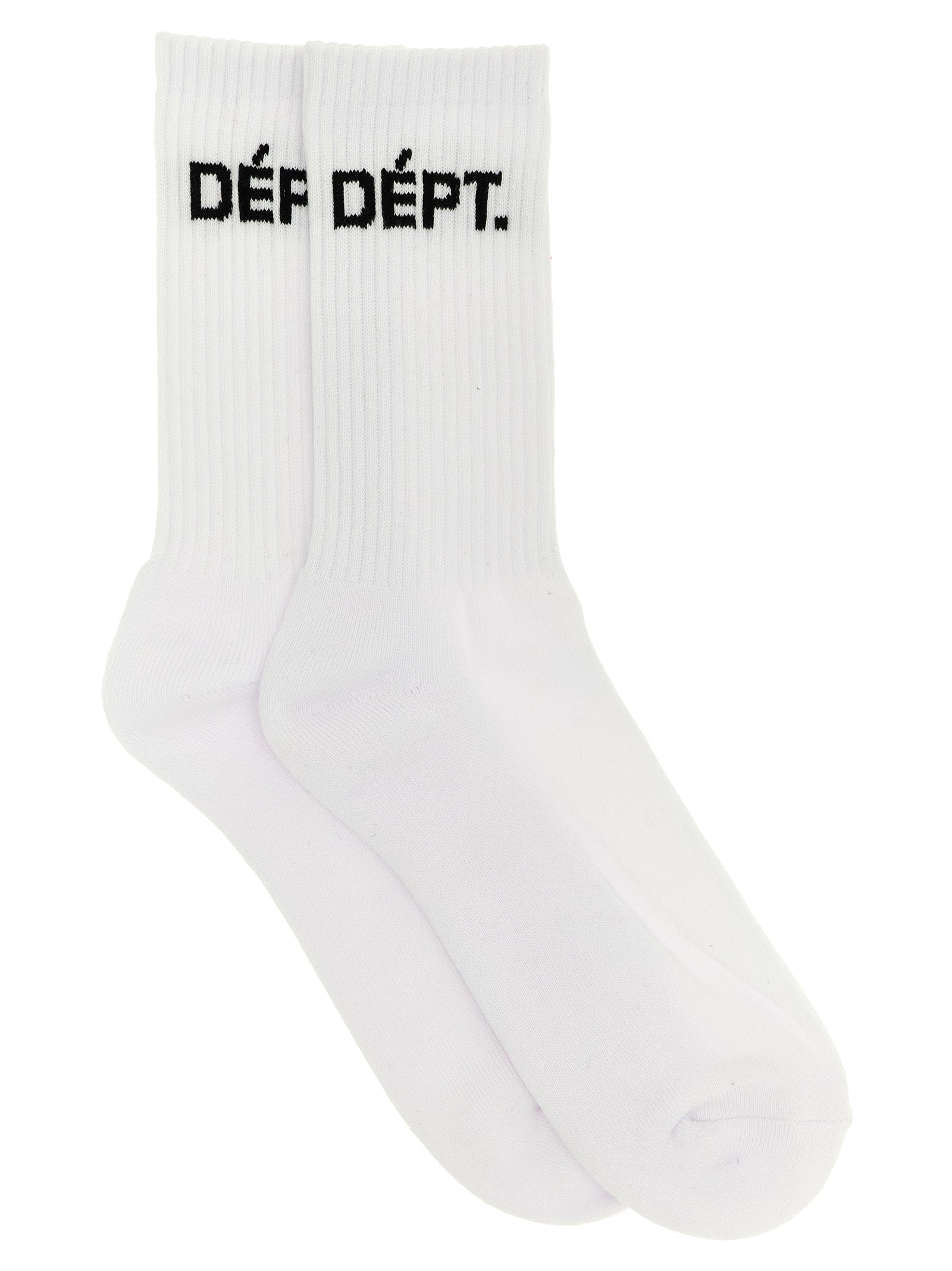 Clean Socks White/black Cotton Polyester Elastane