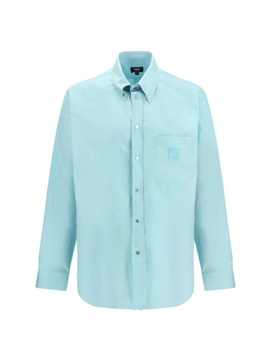 Fendi 100% Cotton shirt in blue