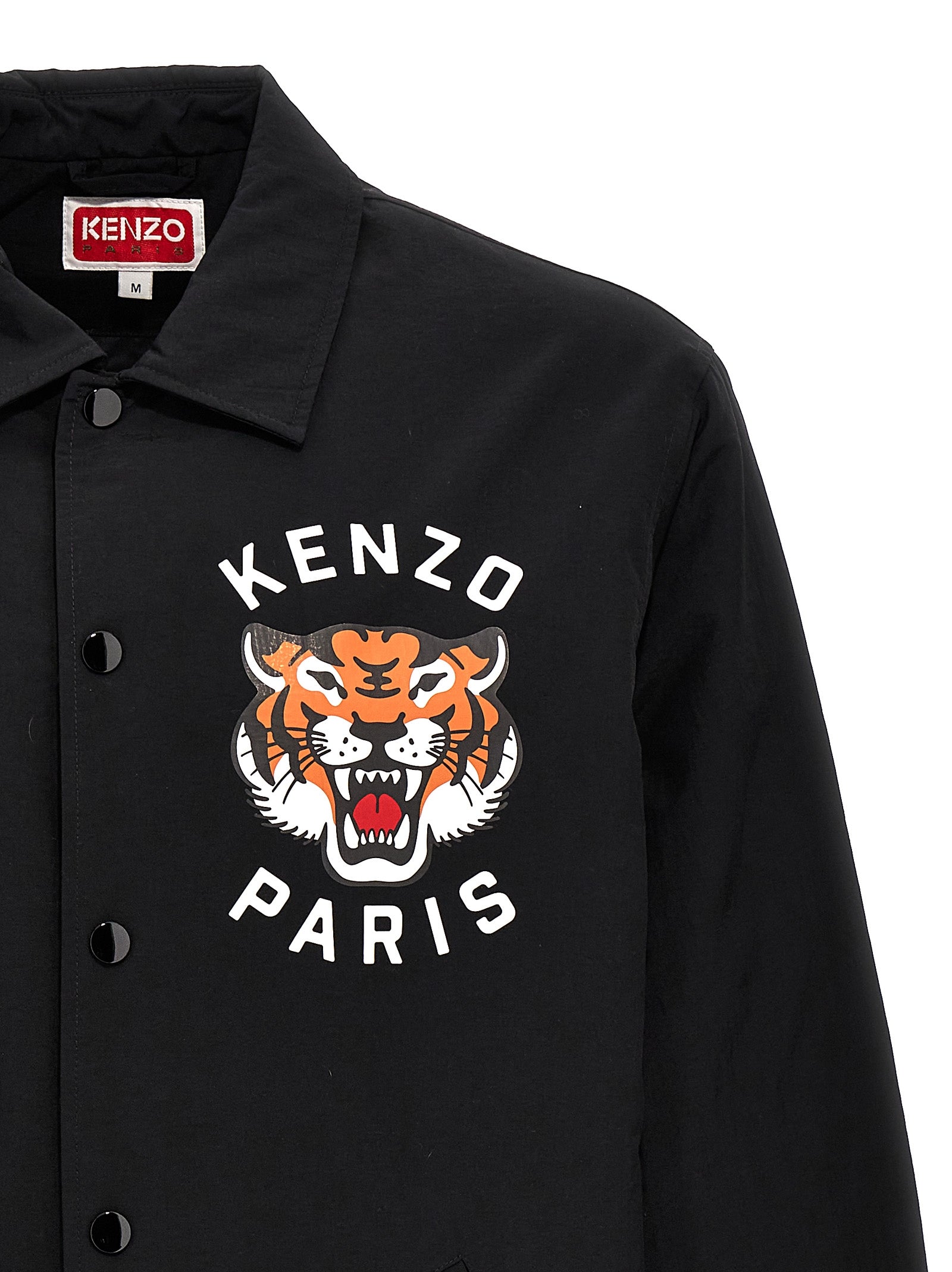 Lucky Tiger jacket Black Nylon Down Jacket, Parka, Casual