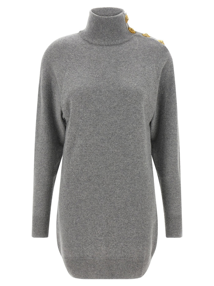 Cashmere wool dress Gray Cachemire Virgin