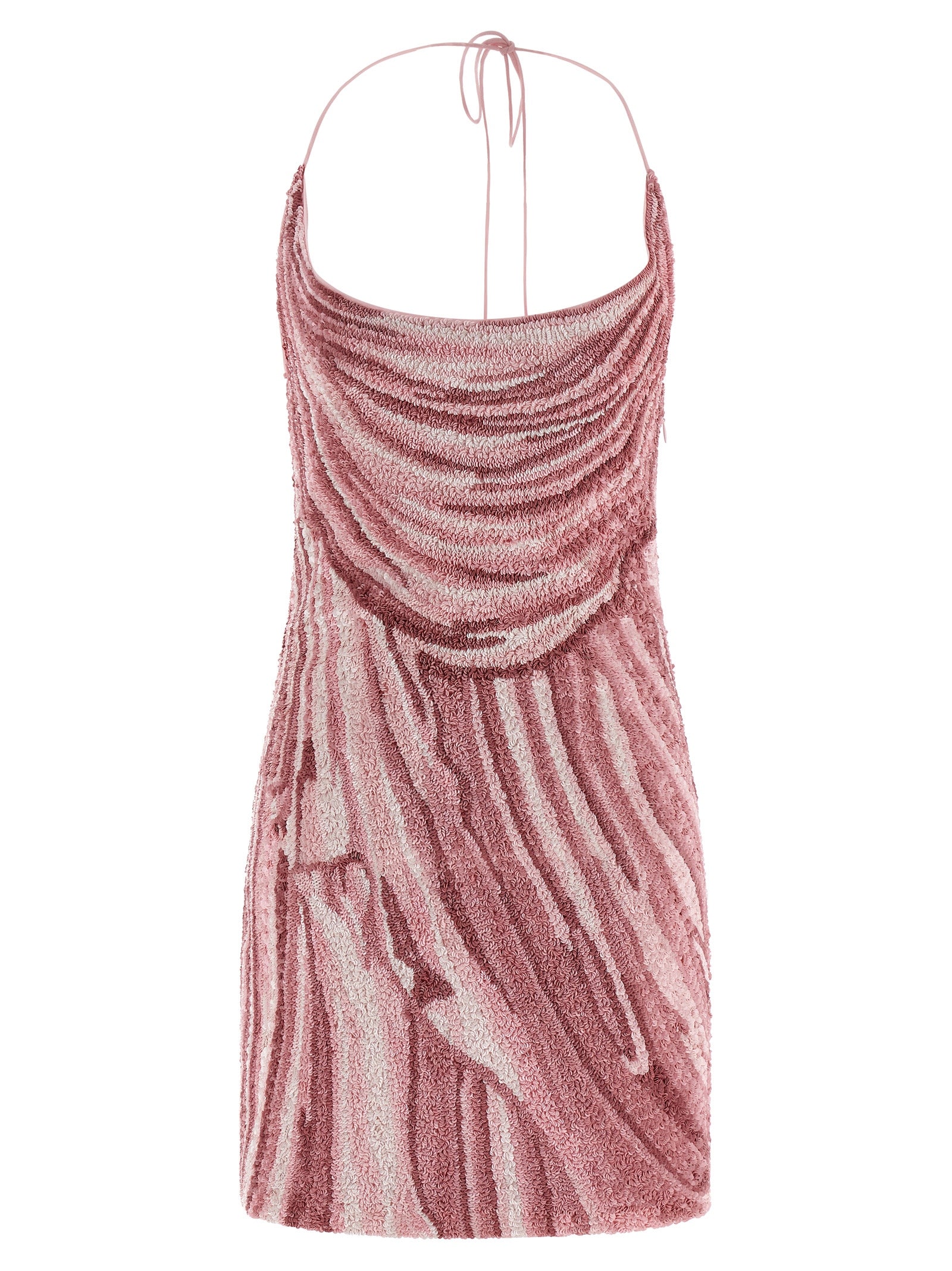 Sequin dress Pink Silk