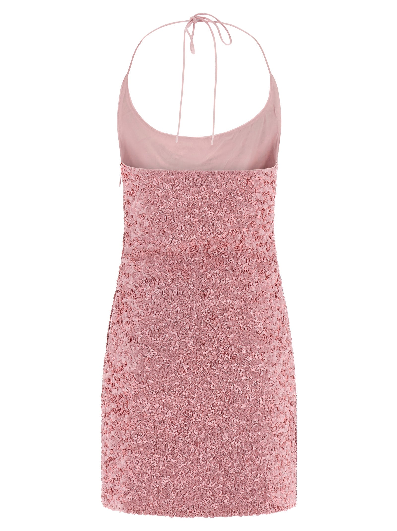 Sequin dress Pink Silk