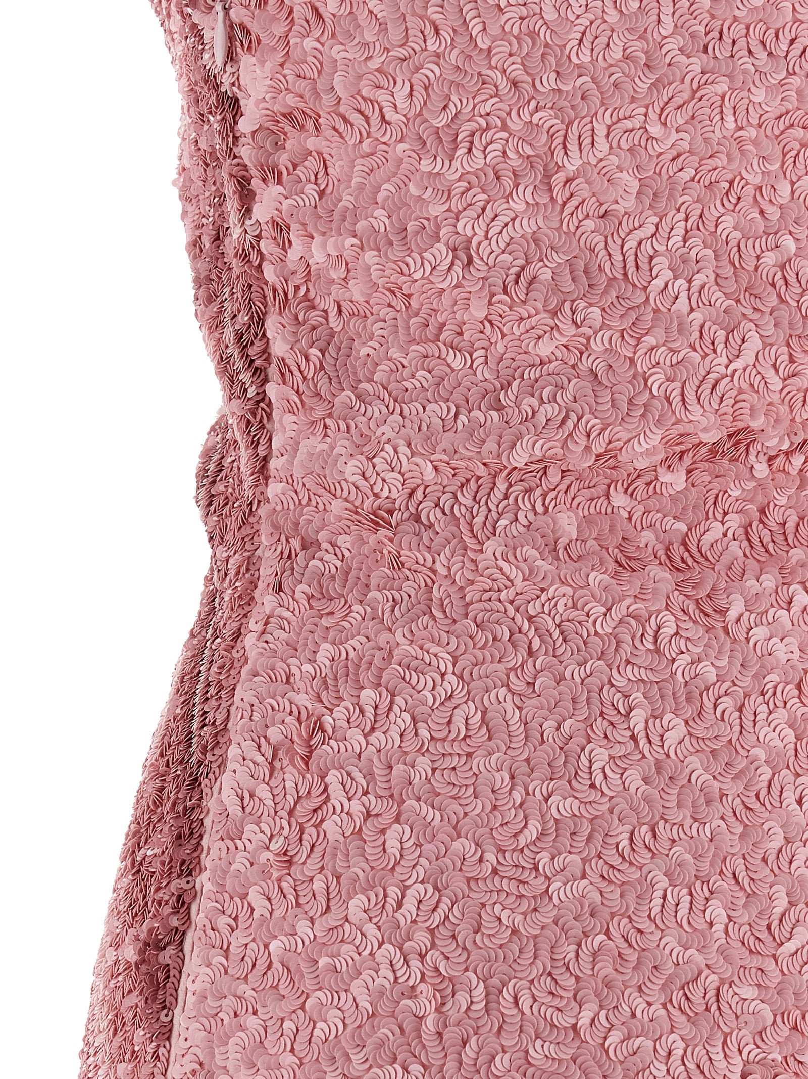 Sequin dress Pink Silk
