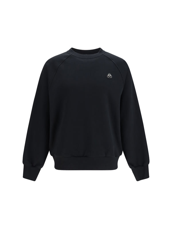 Moose Knuckles 32% Polyester; 68% Cotton sweatshirt in black
