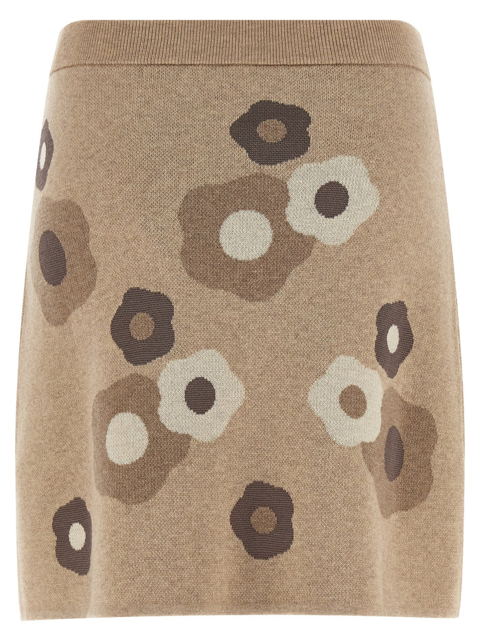 Hana Dots skirt Beige