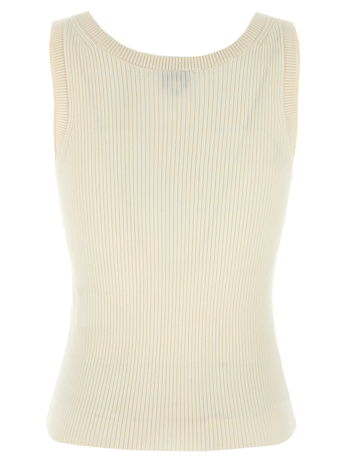 TopBoke Flower 2.0 White Viscose Tops