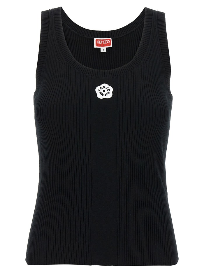 Boke Flower 2.0 top Black Viscose Tops