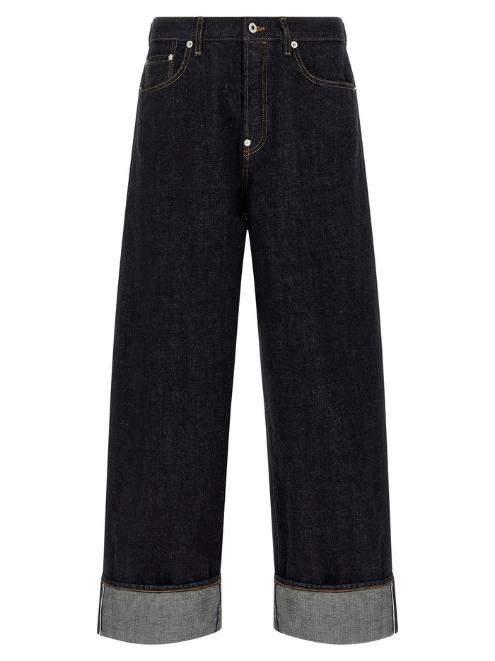 Turn Up jeans Blue Cotton