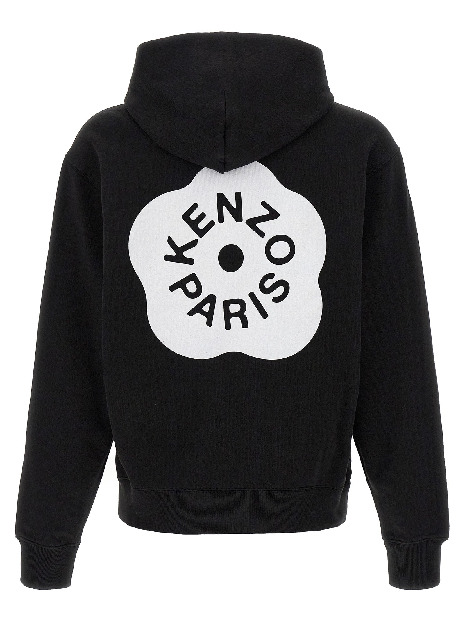 Boke Flower 2.0 hoodie Black Cotton Sweatshirt