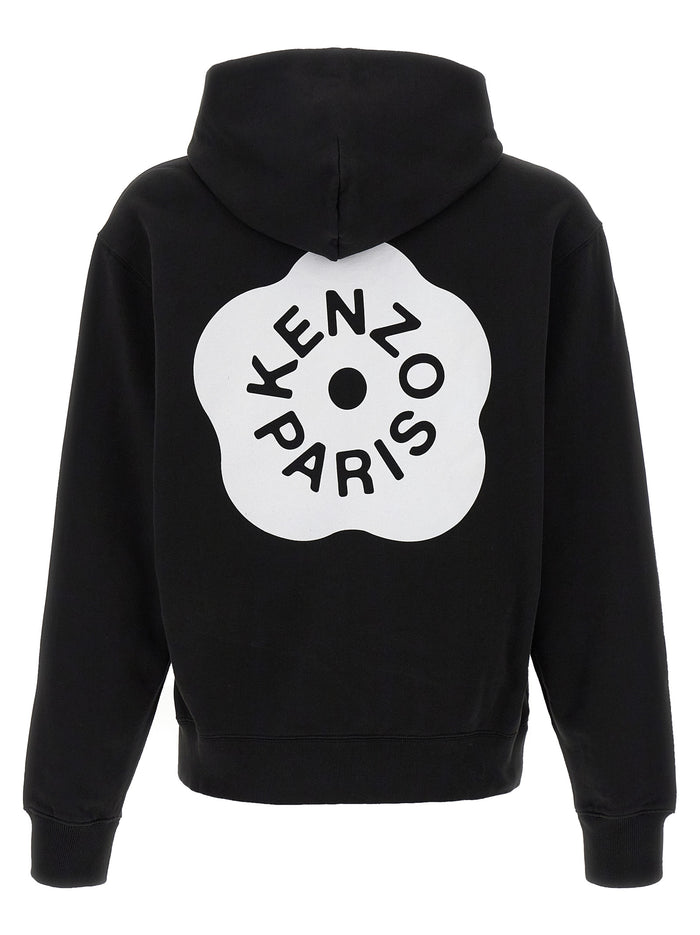 Boke Flower 2.0 hoodie Black Cotton Sweatshirt