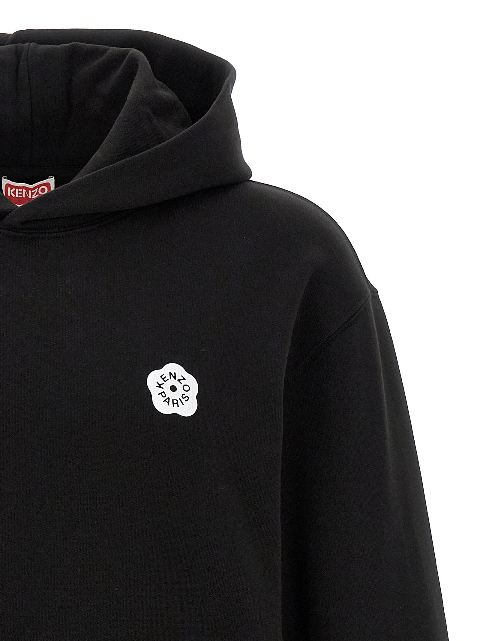 Boke Flower 2.0 hoodie Black Cotton Sweatshirt