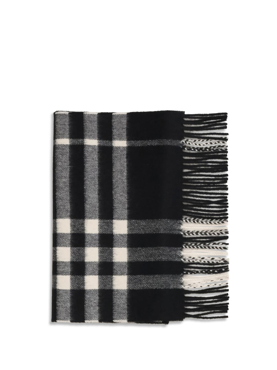 Burberry 100% Kashmir/Capra Hircus scarf in black
