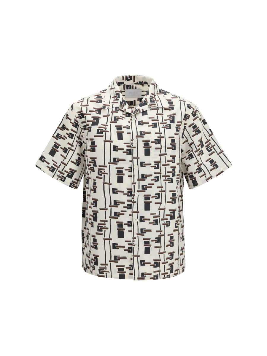 Prada 76% cotton shirt in multicolor