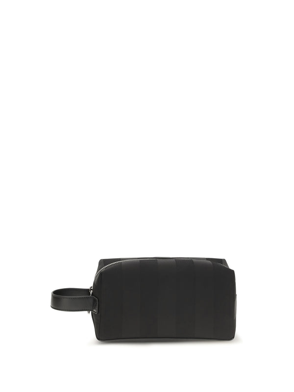 Fendi 82% polyamide; 18% polyester beauty case in black