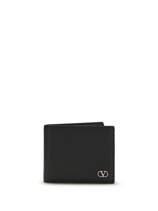 Valentino Garavani 100% Calf Suede wallet in black
