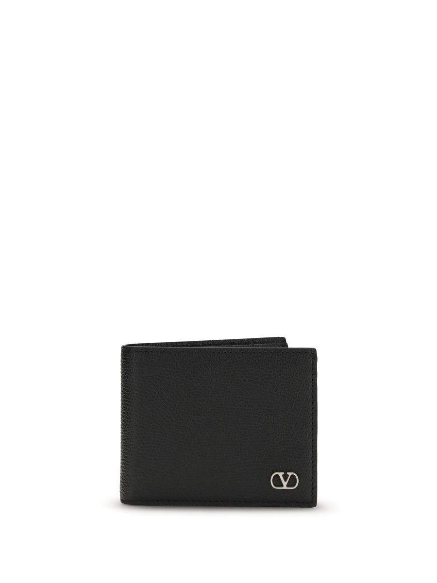 Valentino Garavani 100% Calf Suede wallet in black