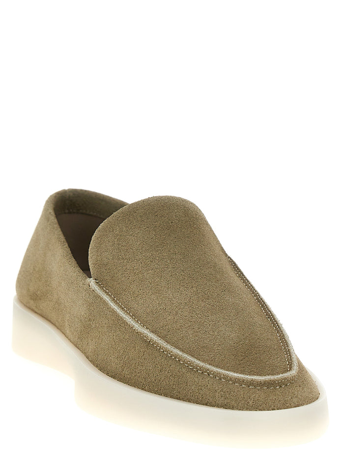 Loafer loafers Beige Calfskin Leather (bos Taurus)