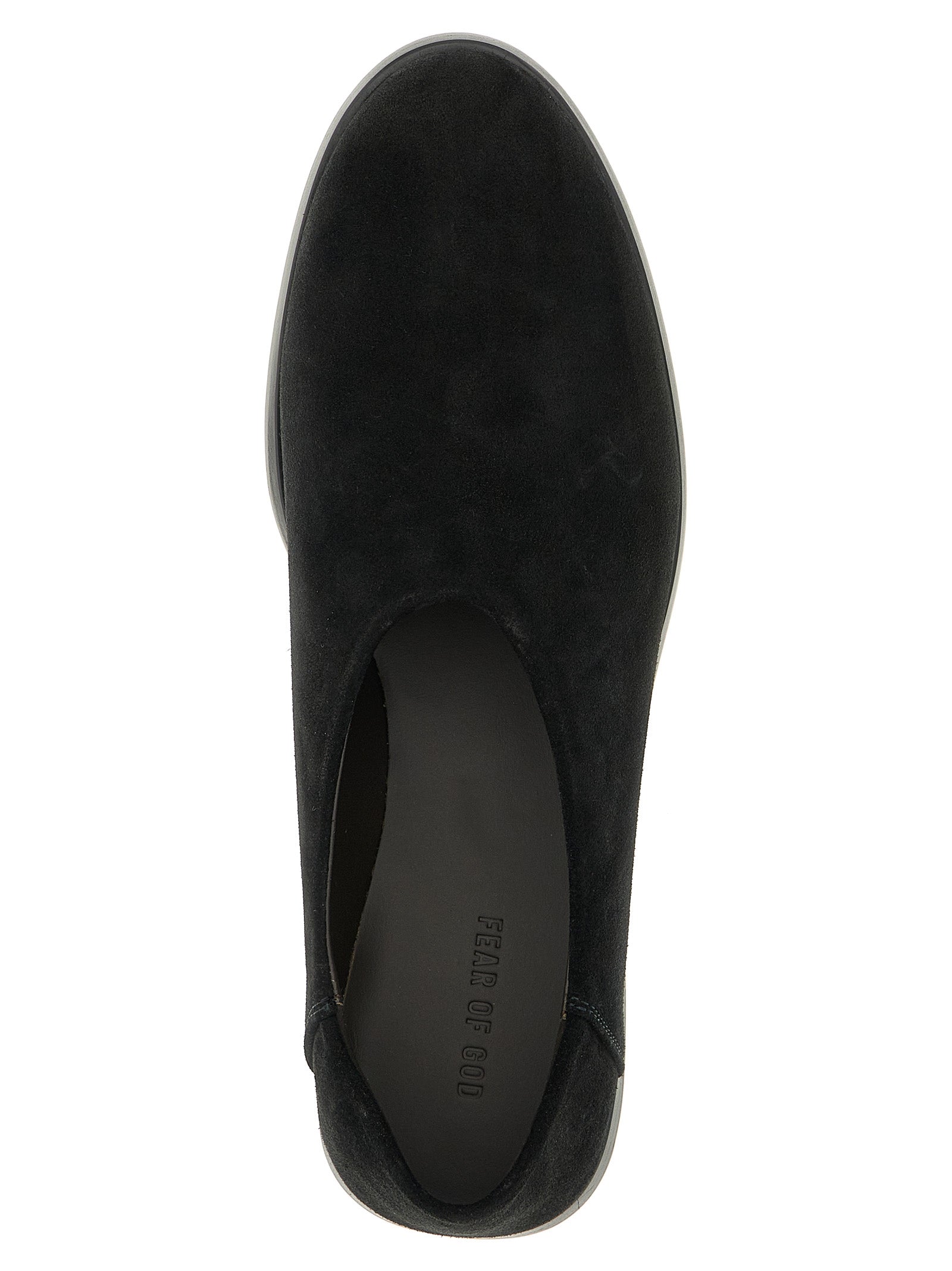 Suede Slip On sabots Brown Calfskin Leather (bos Taurus) Flat Shoes