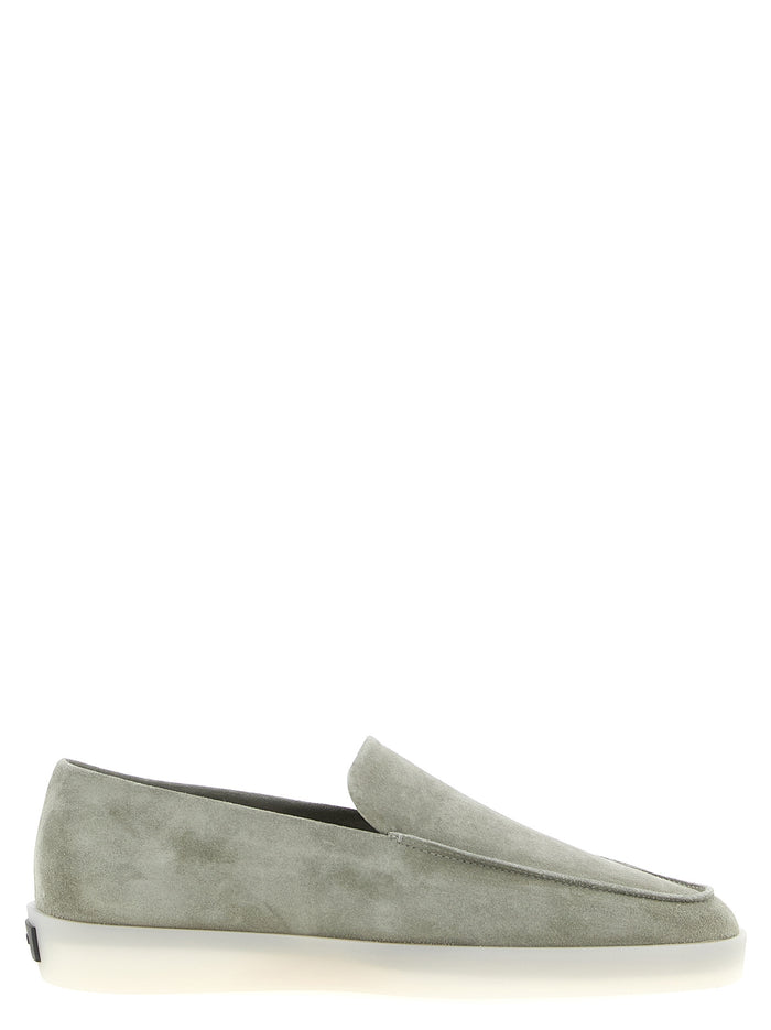 Casual Loafer loafers Gray Calfskin Leather (bos Taurus)