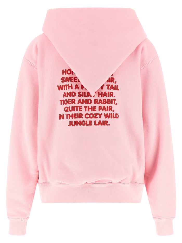 KENZO Cartoon hoodie Pink Cotton Sweatshirt