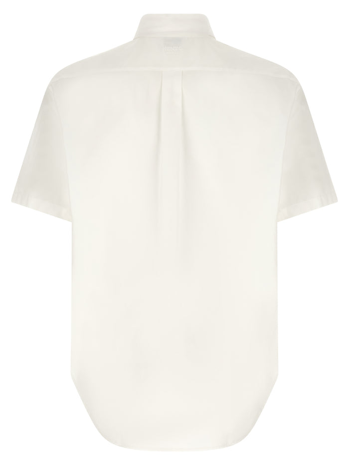 Wild Tiger crest shirt White Cotton Shirt, Blouse