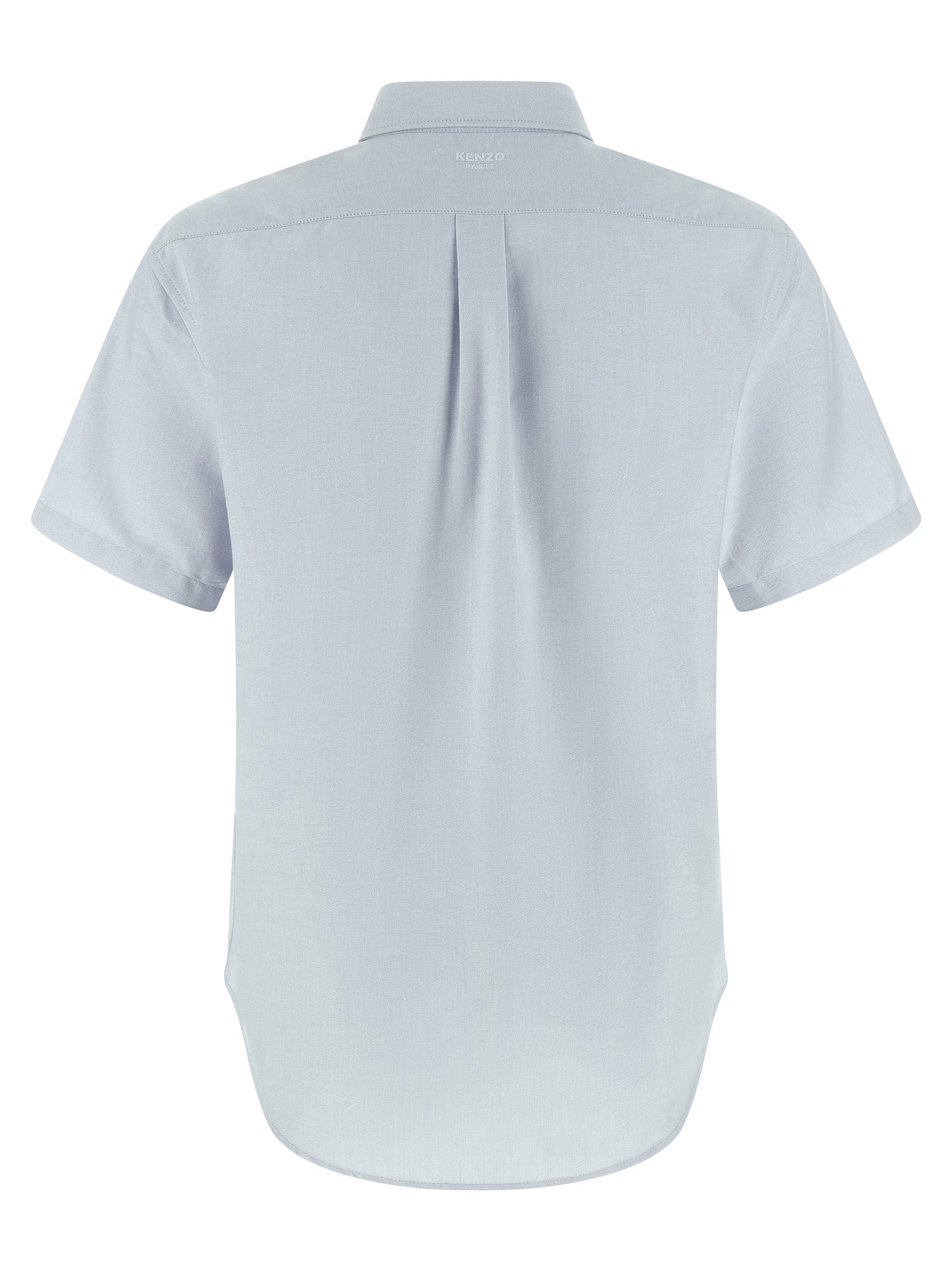 Boke Flower Crest shirt Light Blue Cotton Shirt, Blouse