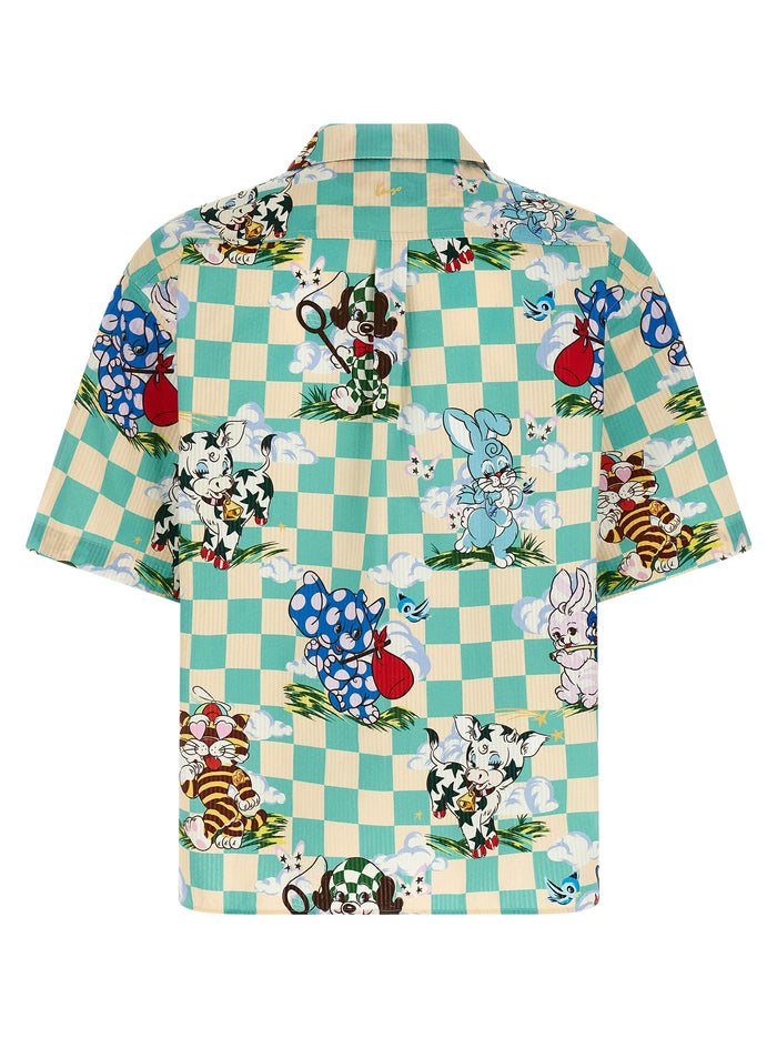 KENZO Cartoon shirt Multicolor Cotton Shirt, Blouse