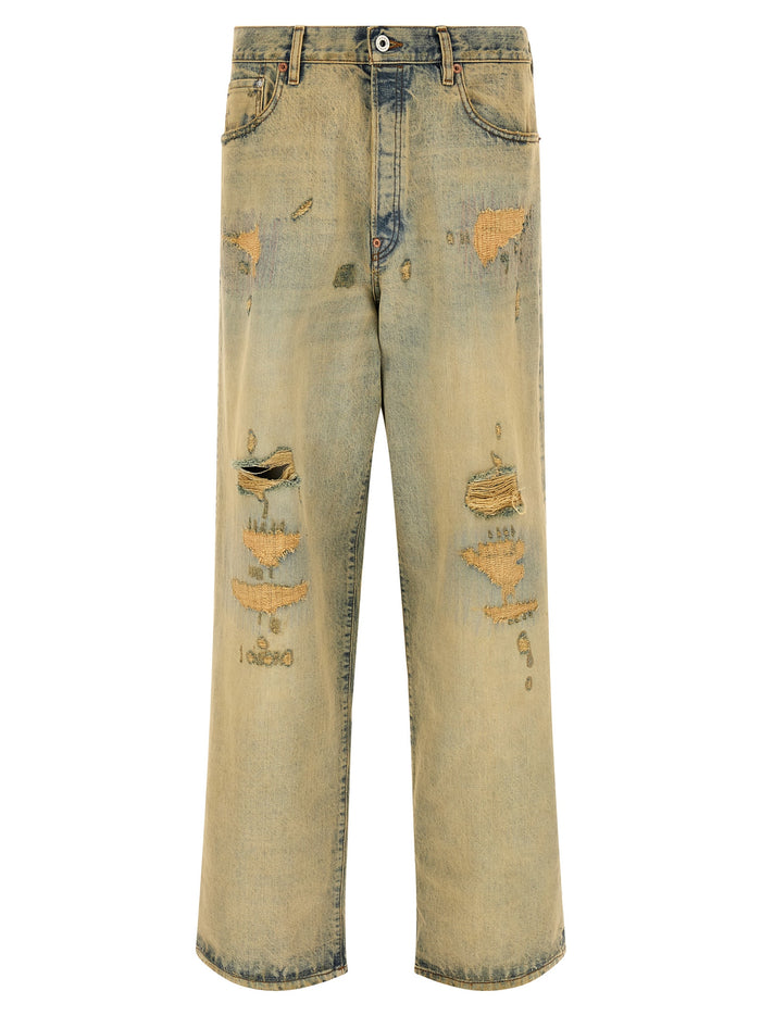 Jeans denim Kuroki Yellow Cotton