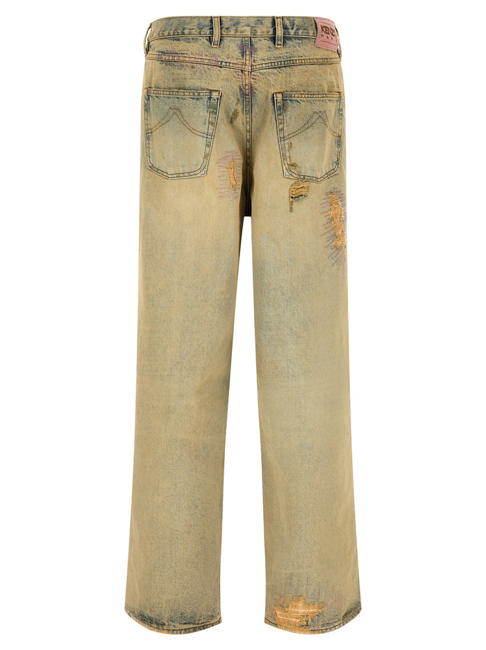 Jeans denim Kuroki Yellow Cotton
